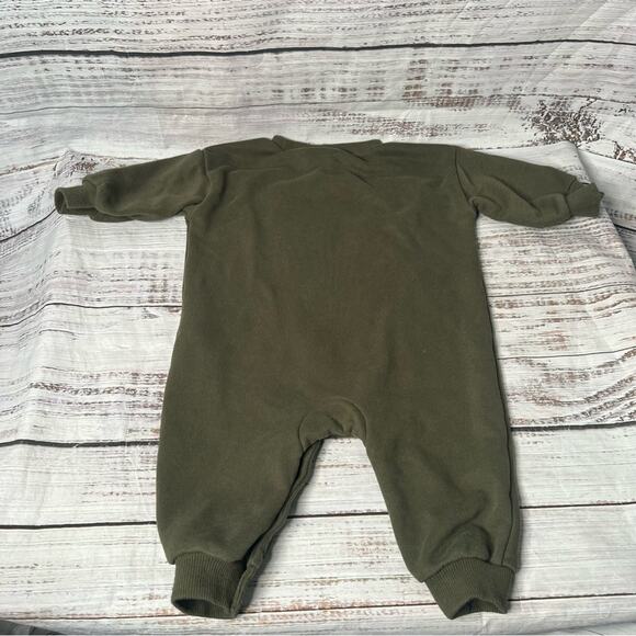 Nike Icon Graphic Romper 9 Months French Terry Unisex Baby Long Sleeve - Picture 3 of 7